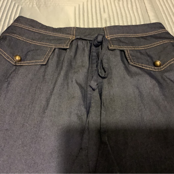 Renata Gasparian Jean Maxi Skirt - Picture 2 of 6